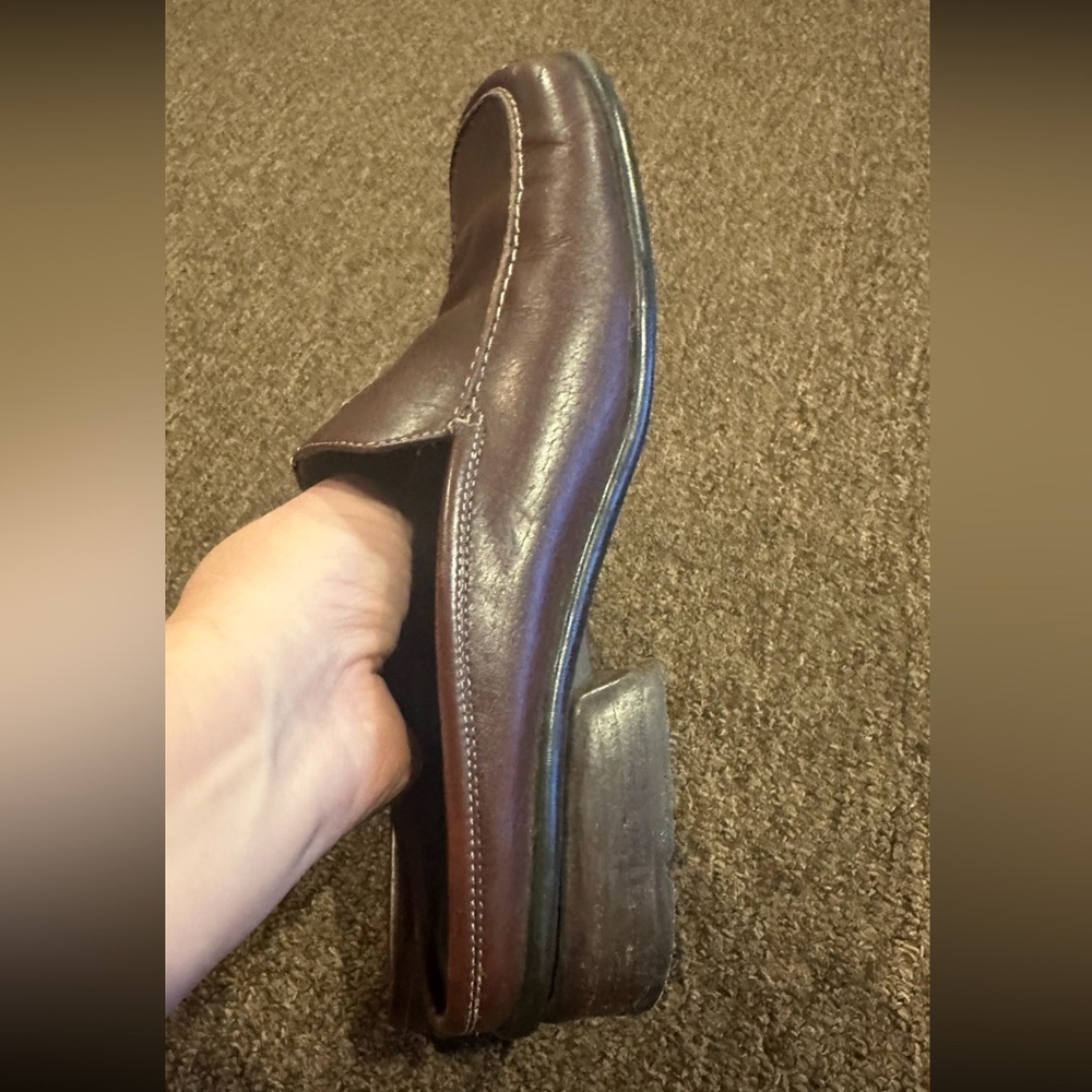 AK Anne Klein Flexology Brown Leather Miles Womens shoes Size 7.5 - Picture 3 of 4